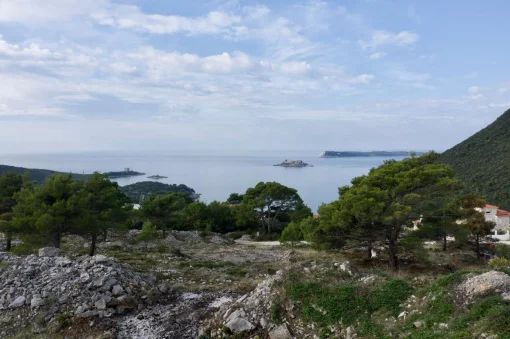 Unique, urbanized area on Zhanitsa, Lustica Peninsula, Montenegro