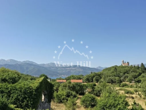 Plot with ruins of an old house in the Gosici area, Radovici, Montenegro