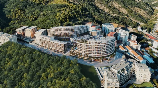 Selection of commercial premises in a unique residential complex, Budva, Montenegro